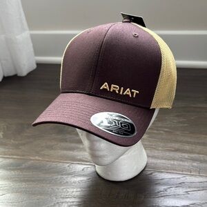 Ariat Flex Fit 110 snap back mesh,canvas cap, 6 vent panel,embroidered logo